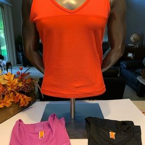 Three Lucy workout tops - Size M